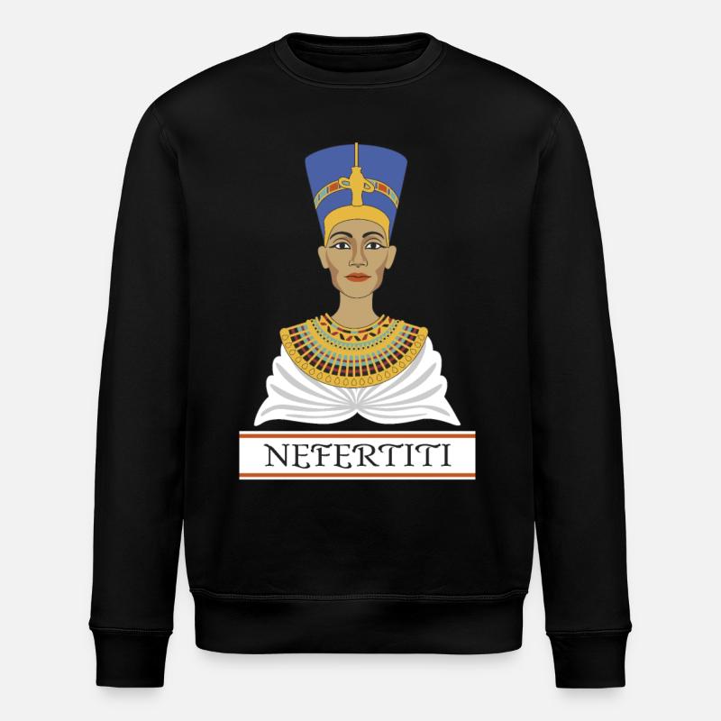 Nefertiti - Stanley/Stella ROLLER Unisex Organic Sweatshirt - black