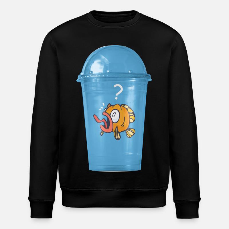 Plastik Frei - Stanley/Stella Unisex Bio-Sweatshirt ROLLER - Schwarz