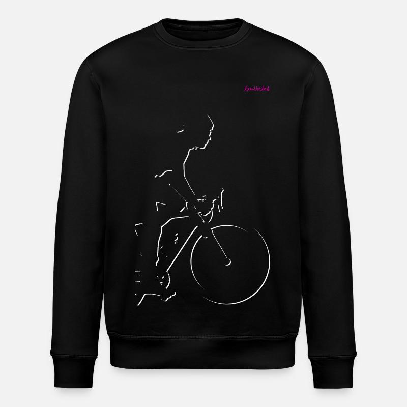 Radfahrer - Stanley/Stella Unisex Bio-Sweatshirt ROLLER - Schwarz