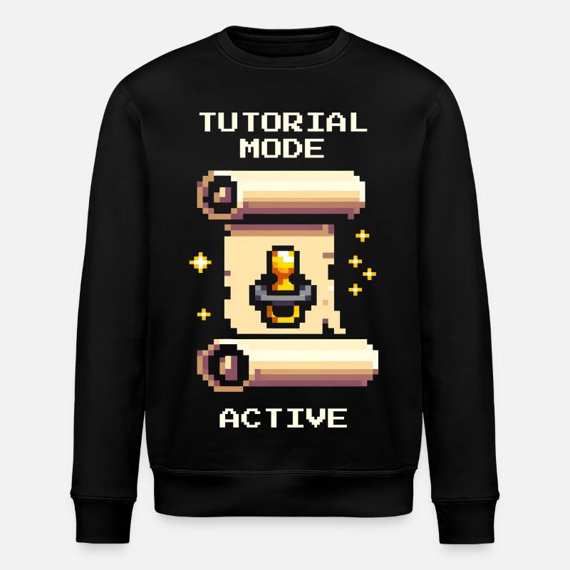 Tutorialmodus aktiv | Eltern im Lernlevel - Stanley/Stella Unisex Bio-Sweatshirt ROLLER - Schwarz