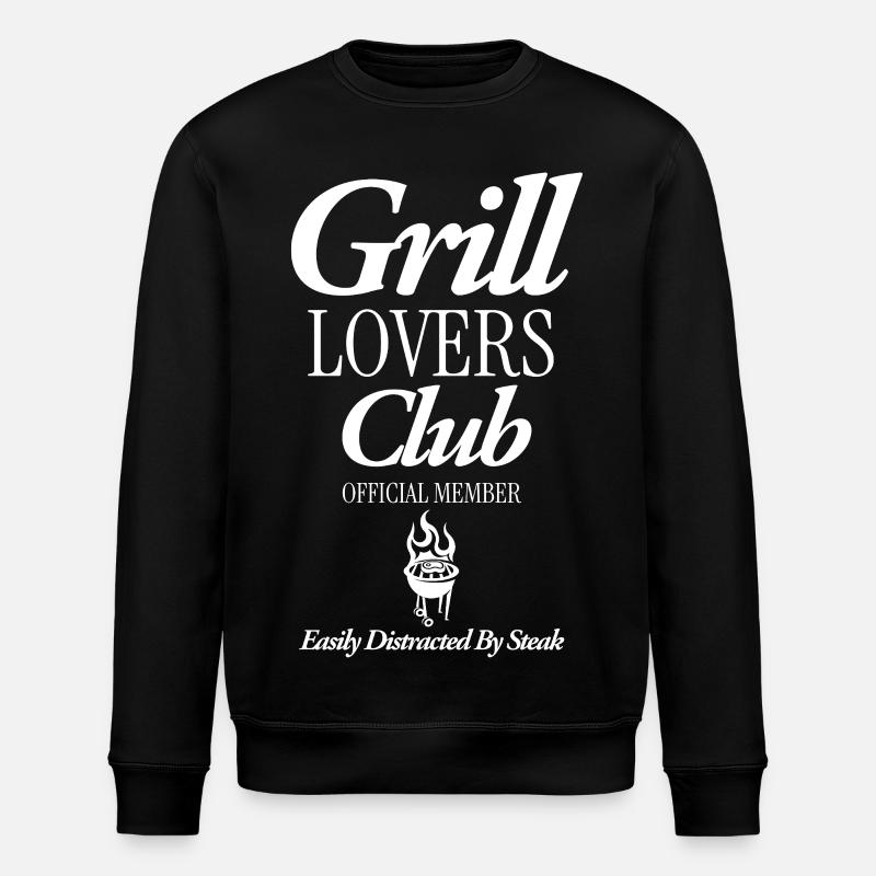 Grillen - Stanley/Stella Unisex Bio-Sweatshirt ROLLER - Schwarz