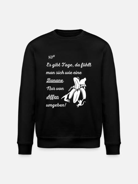 Banane - Stanley/Stella Unisex Bio-Sweatshirt ROLLER - Schwarz