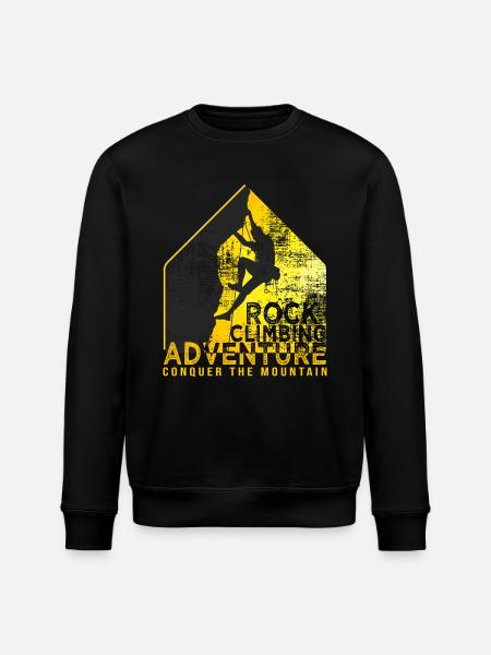 Climb Escalade Sport Climbing - Stanley/Stella ROLLER Unisex Organic Sweatshirt - black
