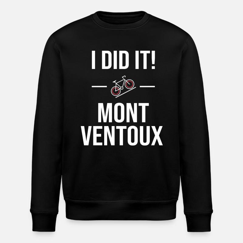 Cycling vélo Mont Ventoux - Stanley/Stella ROLLER Unisex Organic Sweatshirt - black