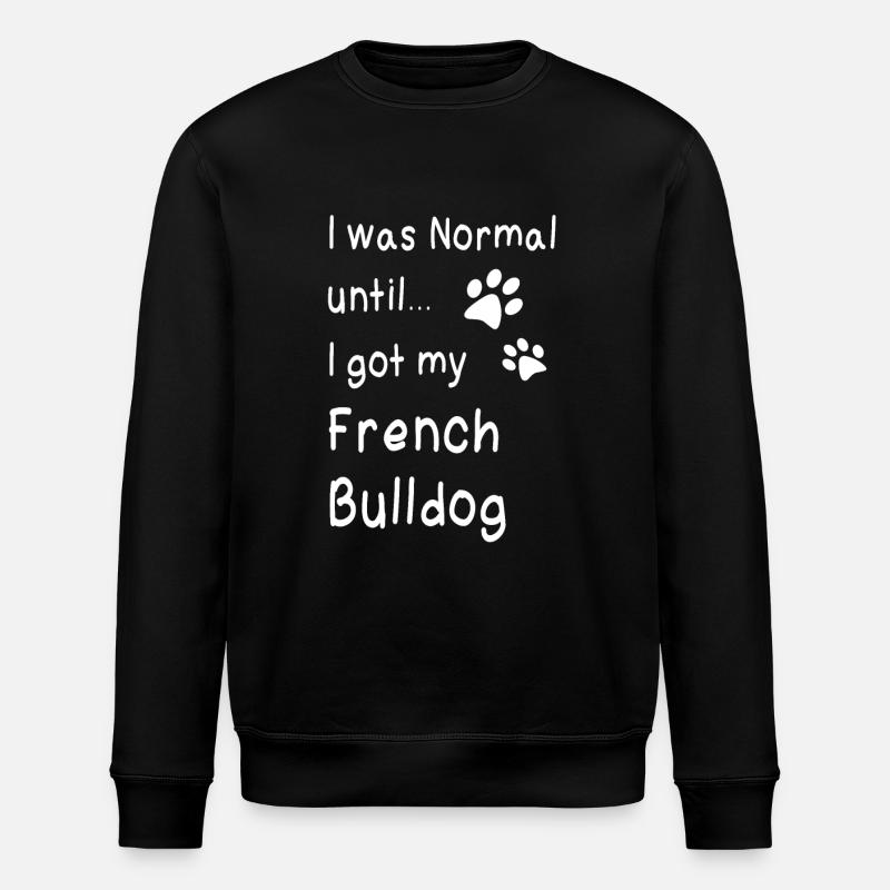 Bouledogue français - Sweat bio ROLLER Stanley/Stella Unisexe - noir