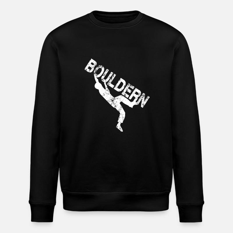 Bouldern - Stanley/Stella Unisex Bio-Sweatshirt ROLLER - Schwarz