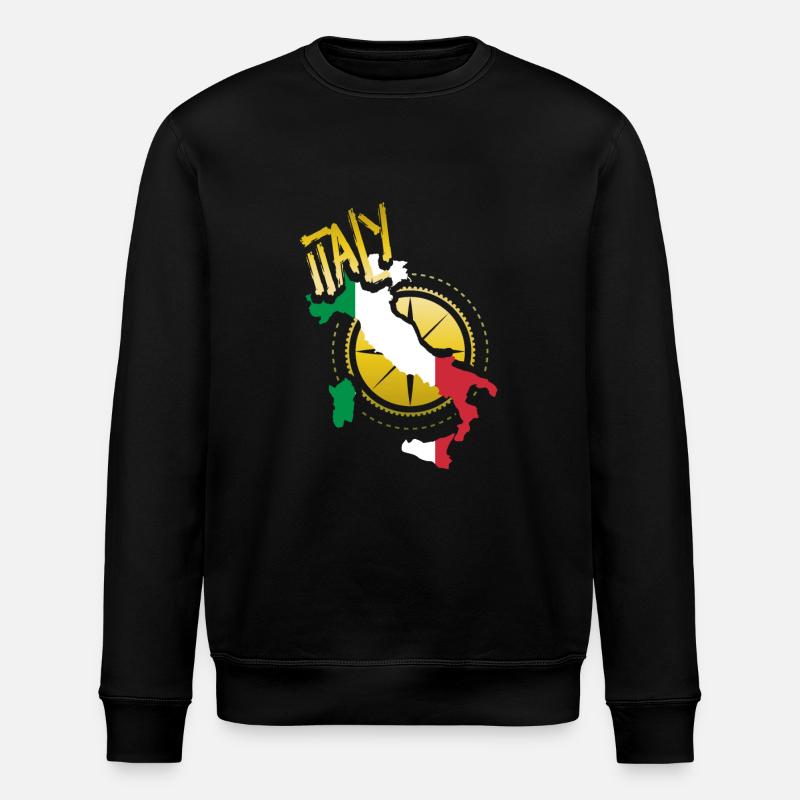 Italie - Sweat bio ROLLER Stanley/Stella Unisexe - noir