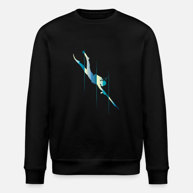 Speerfischen - Stanley/Stella Unisex Bio-Sweatshirt ROLLER - Schwarz