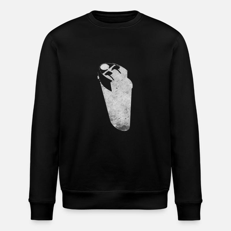 Lighter - Stanley/Stella ROLLER Unisex Organic Sweatshirt - black
