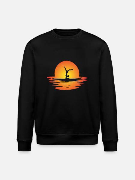 Sup yoga - Stanley/Stella ROLLER Unisex Organic Sweatshirt - black