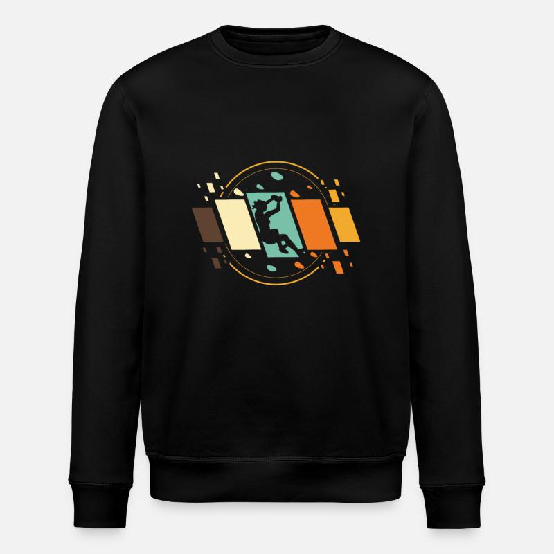 Femmes de bloc rétro - Sweat bio ROLLER Stanley/Stella Unisexe - noir