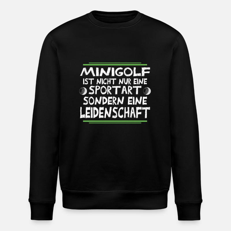 golf - Stanley/Stella ROLLER Unisex Organic Sweatshirt - black