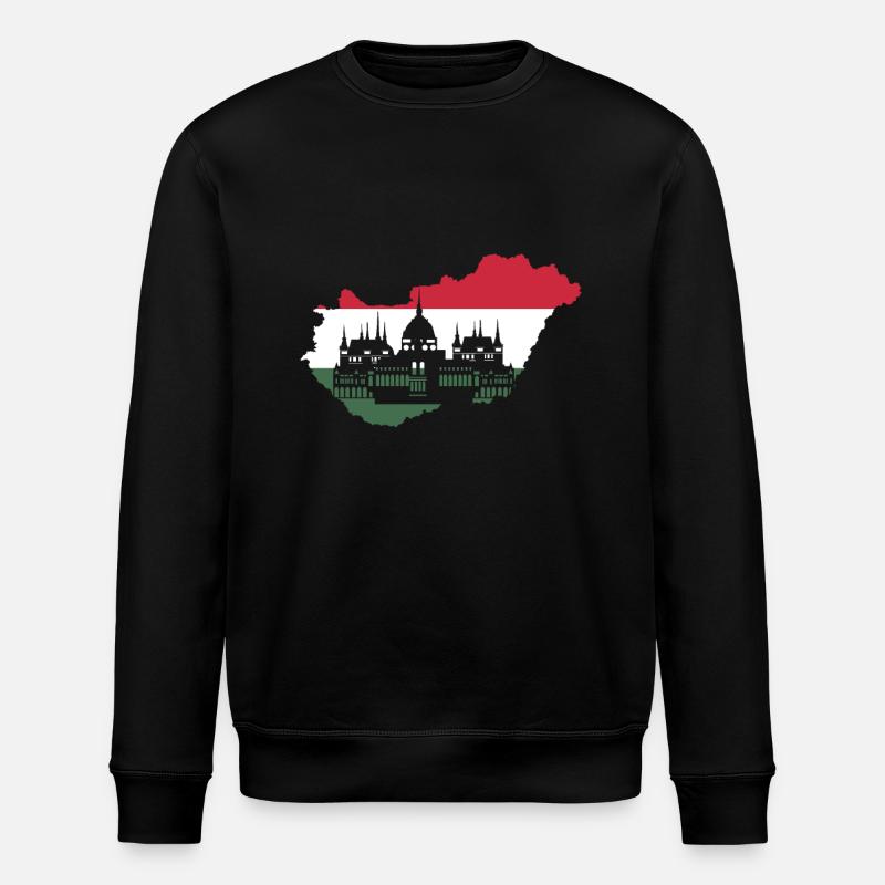 Hongrie Budapest - Sweat bio ROLLER Stanley/Stella Unisexe - noir