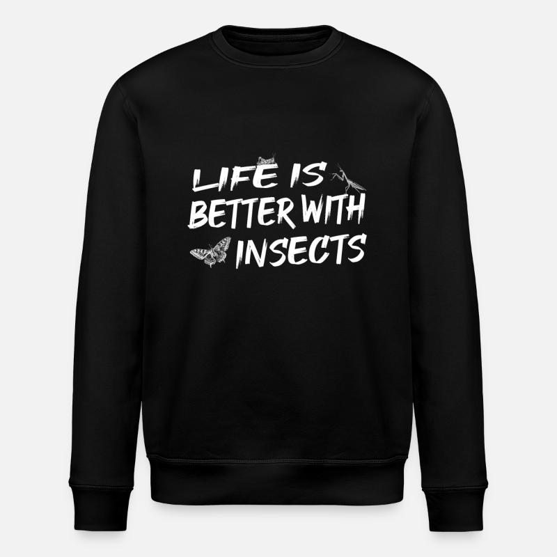Insects - Stanley/Stella ROLLER Unisex Organic Sweatshirt - black