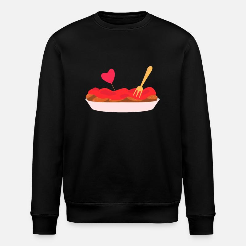Currywurst - Stanley/Stella ROLLER Unisex Organic Sweatshirt - black