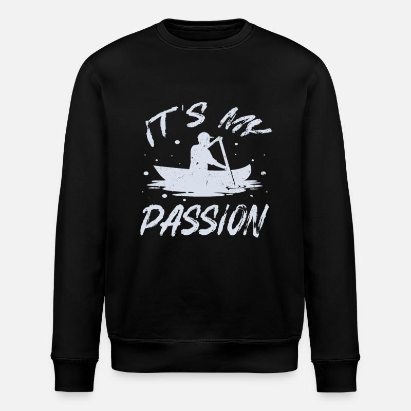 Kanusport - Stanley/Stella Unisex Bio-Sweatshirt ROLLER - Schwarz