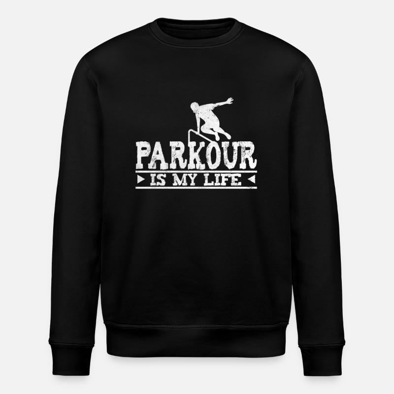 Parkour - Sweat bio ROLLER Stanley/Stella Unisexe - noir