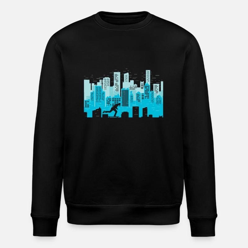 Longboard - Sweat bio ROLLER Stanley/Stella Unisexe - noir