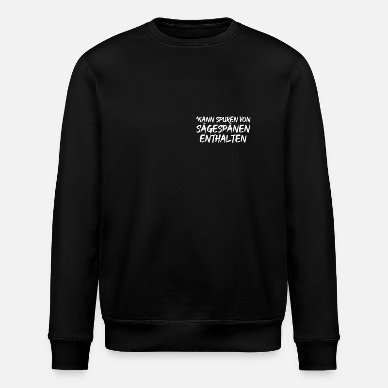 Sägespäne - Stanley/Stella Unisex Bio-Sweatshirt ROLLER - Schwarz