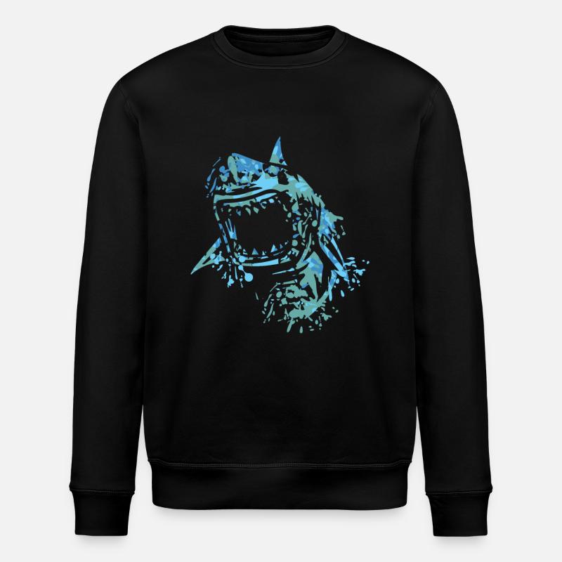 Requins - Sweat bio ROLLER Stanley/Stella Unisexe - noir