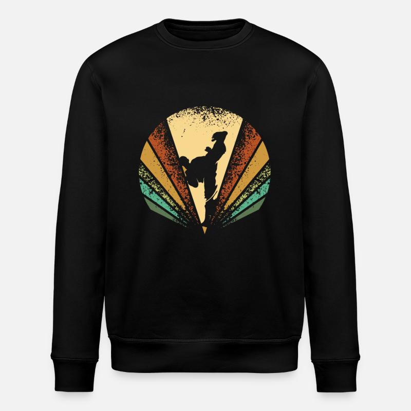 Taekwondo Retro - Sweat bio ROLLER Stanley/Stella Unisexe - noir