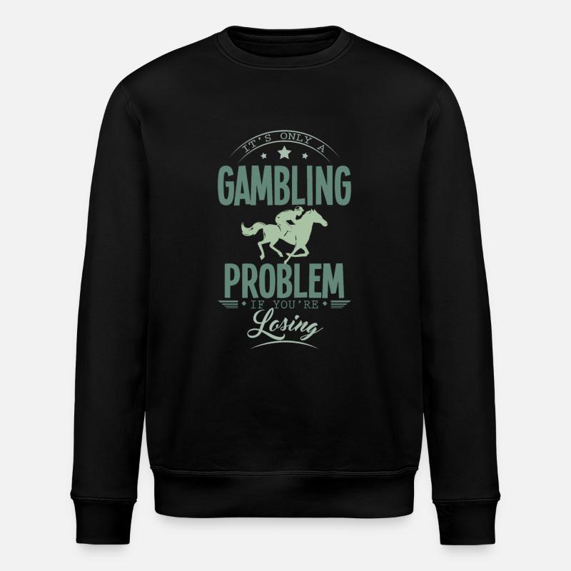 Courses de chevaux Gambling - Sweat bio ROLLER Stanley/Stella Unisexe - noir