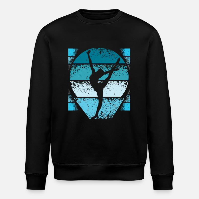 Gymnastik Retro - Stanley/Stella Unisex Bio-Sweatshirt ROLLER - Schwarz