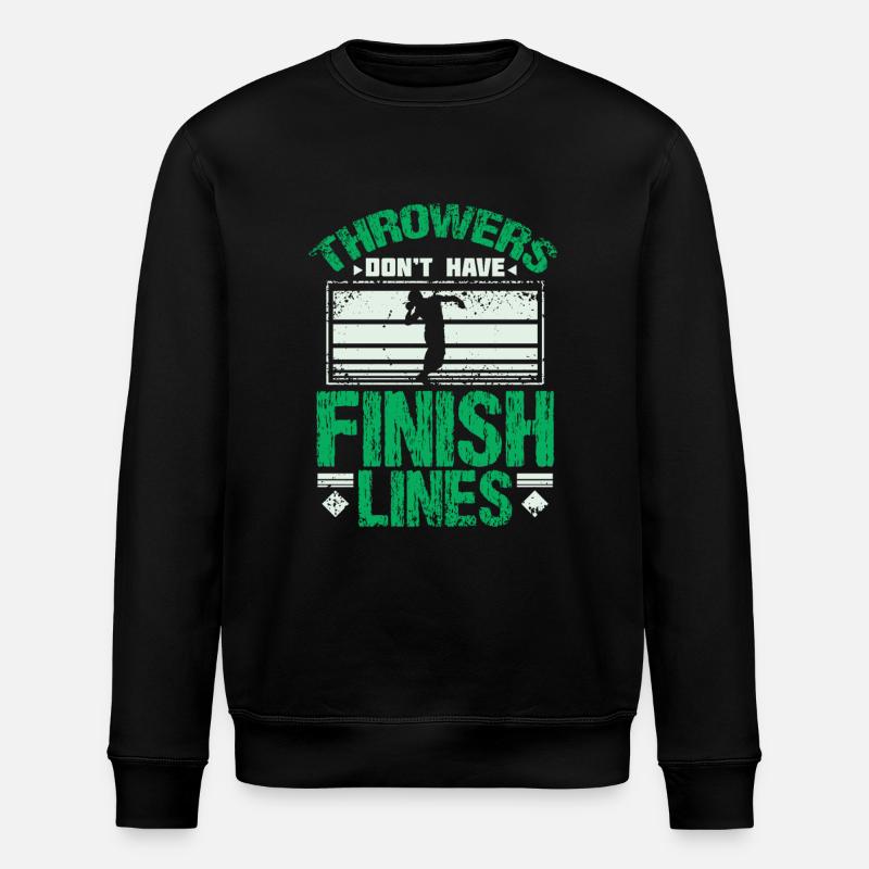 Kugelstoßen finish line - Stanley/Stella Unisex Bio-Sweatshirt ROLLER - Schwarz