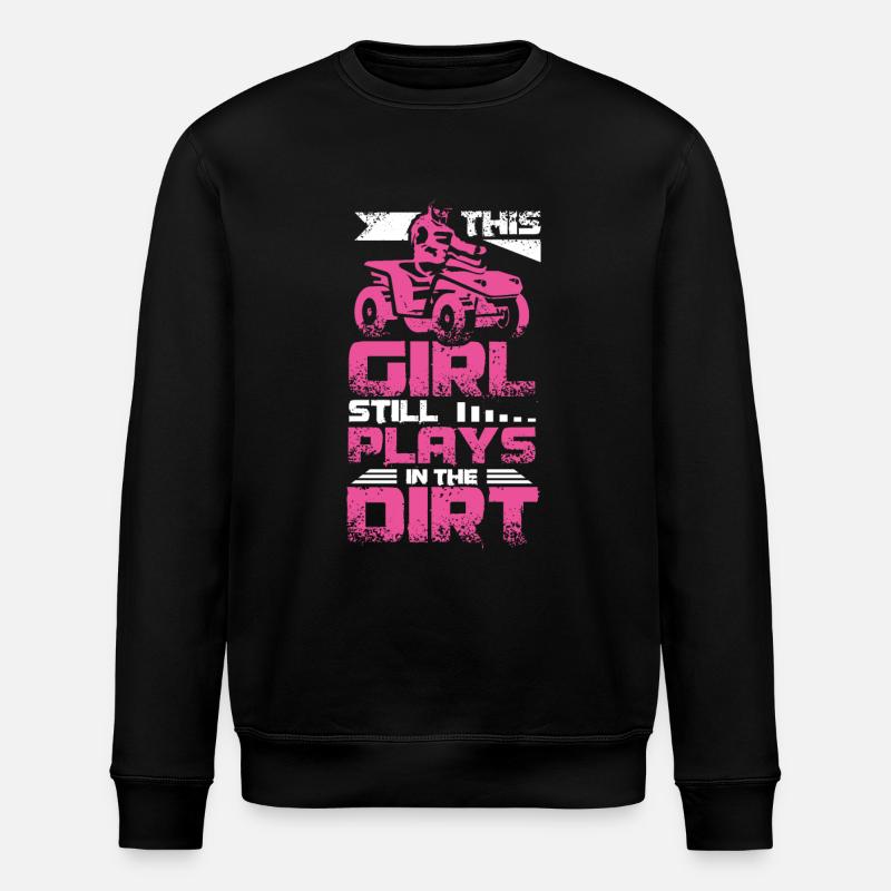 ATV Quad Girl - Stanley/Stella Unisex Bio-Sweatshirt ROLLER - Schwarz