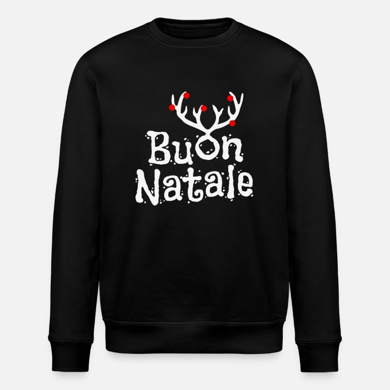 Buon Natale - Sweat bio ROLLER Stanley/Stella Unisexe - noir