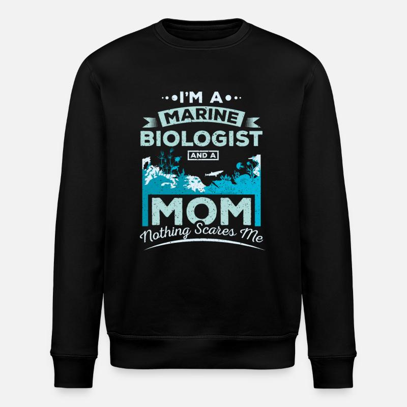 Mère biologiste marine - Sweat bio ROLLER Stanley/Stella Unisexe - noir