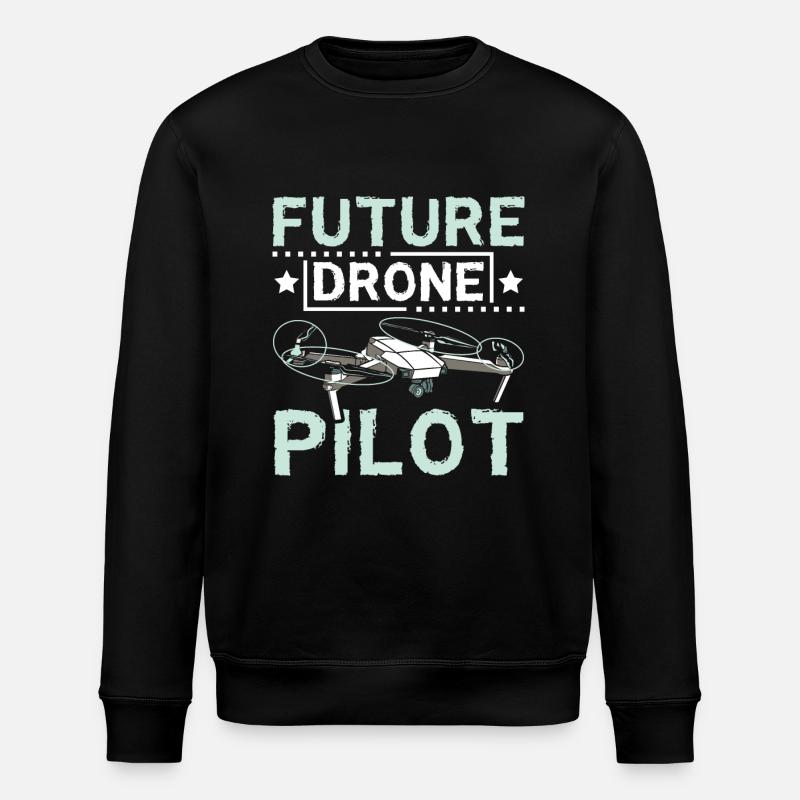 Futur pilote de drone - Sweat bio ROLLER Stanley/Stella Unisexe - noir