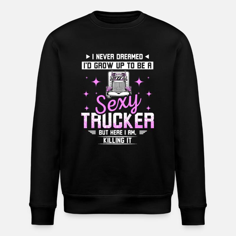 Camionneur sexy - Sweat bio ROLLER Stanley/Stella Unisexe - noir