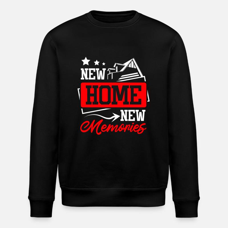 Nouvelle maison de nouveaux souvenirs - Sweat bio ROLLER Stanley/Stella Unisexe - noir