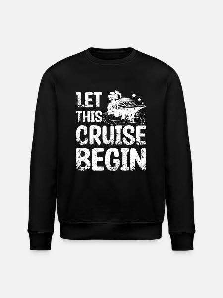Familiepar lod dette krydstogt begynde - Stanley/Stella økologisk unisex-sweatshirt ROLLER - sort