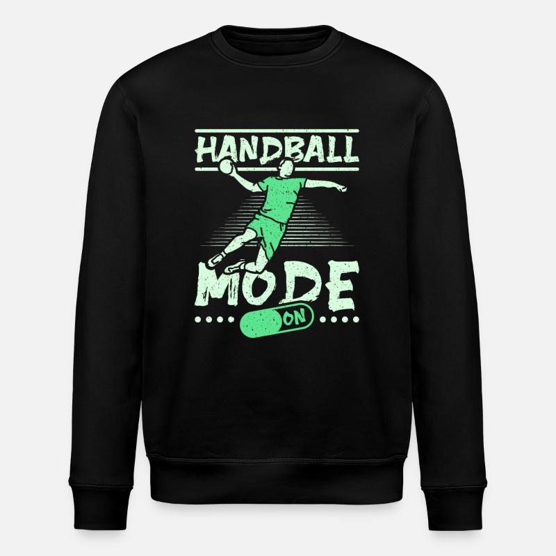 Handball mode on - Stanley/Stella Unisex Bio-Sweatshirt ROLLER - Schwarz