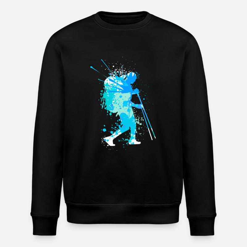 Splash Wanderer Randonnée hivernale - Sweat bio ROLLER Stanley/Stella Unisexe - noir