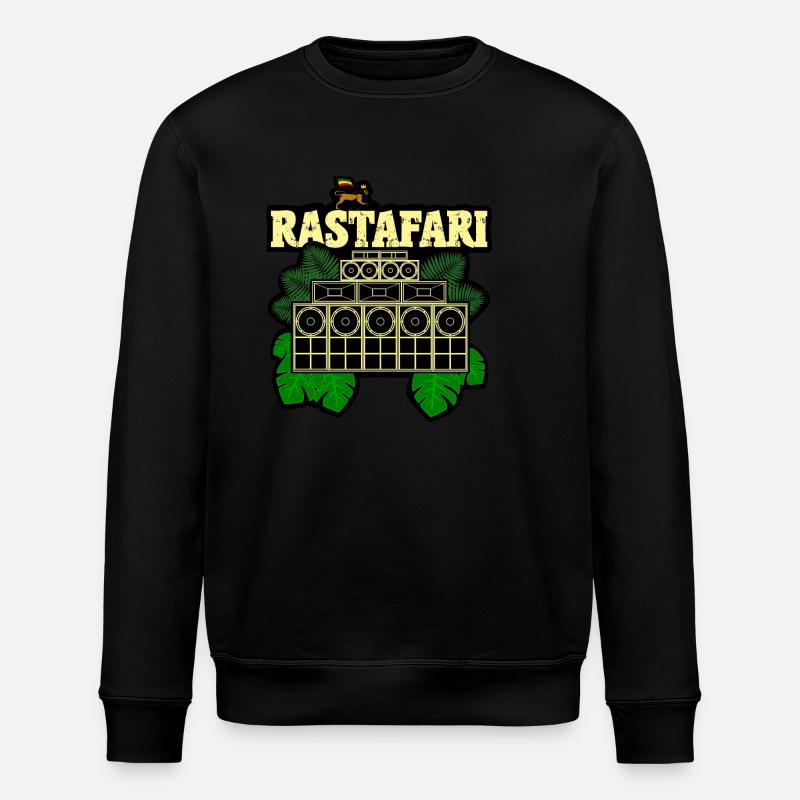 Rastafari Soundsystem - Stanley/Stella Unisex Bio-Sweatshirt ROLLER - Schwarz