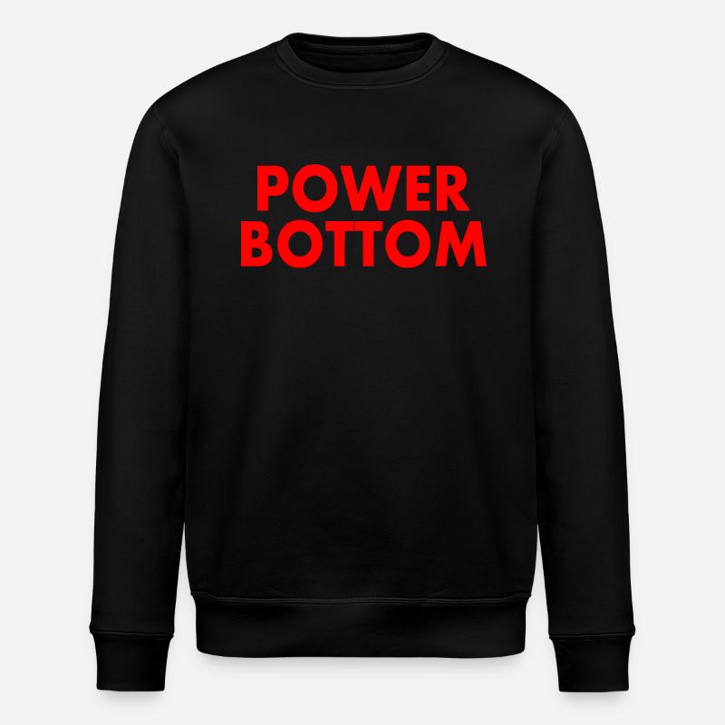 Power bottom - Stanley/Stella ROLLER Unisex Organic Sweatshirt - black