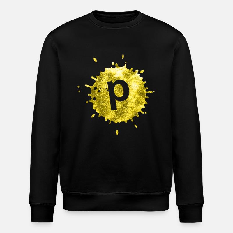 fleck gelb p - Stanley/Stella Unisex Bio-Sweatshirt ROLLER - Schwarz