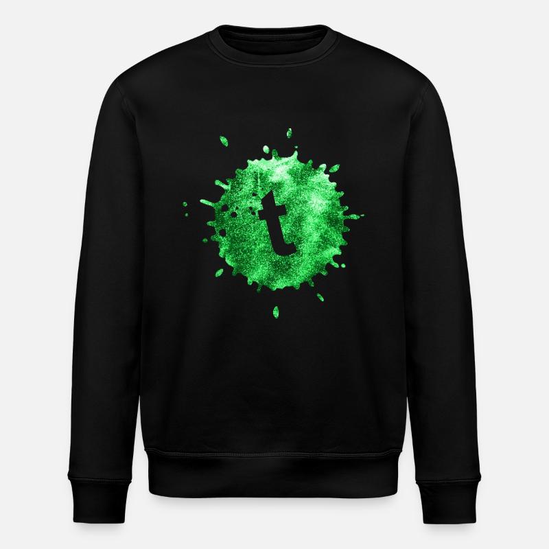 fleck grün t - Stanley/Stella Unisex Bio-Sweatshirt ROLLER - Schwarz