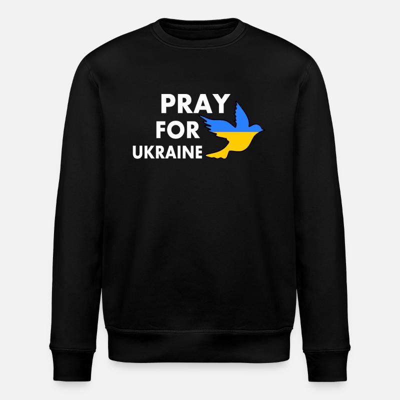 Pray for ukraine - Sweat bio ROLLER Stanley/Stella Unisexe - noir