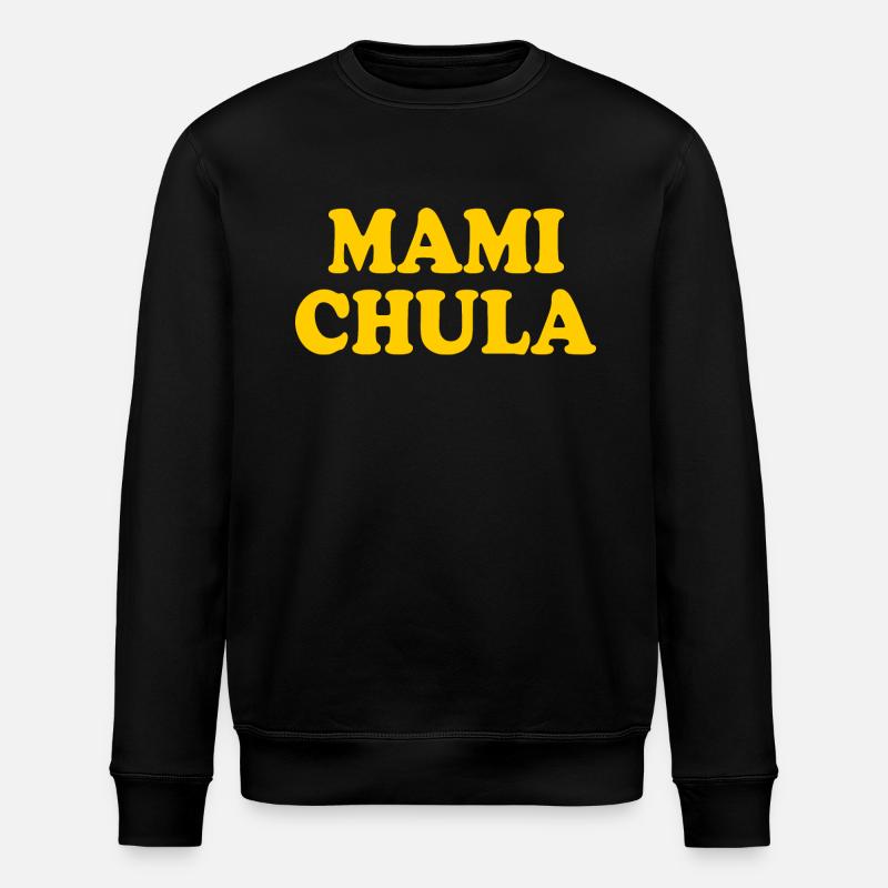 Mami chula - Stanley/Stella Unisex Bio-Sweatshirt ROLLER - Schwarz
