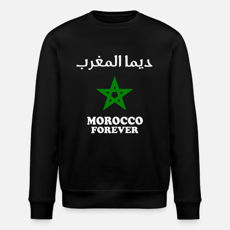 Dima maghrib - Stanley/Stella ROLLER Unisex Organic Sweatshirt - black