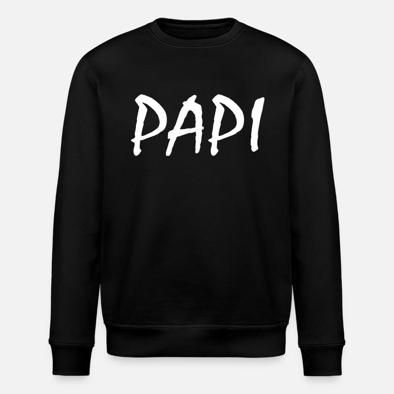 Papi - Stanley/Stella Unisex Bio-Sweatshirt ROLLER - Schwarz