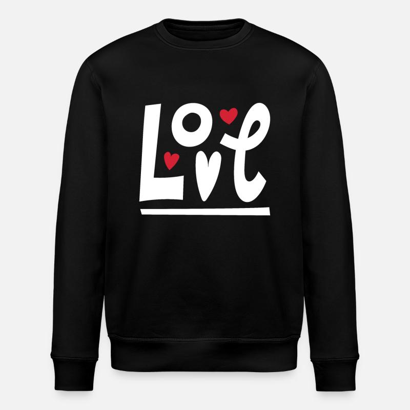 Amour - Sweat bio ROLLER Stanley/Stella Unisexe - noir