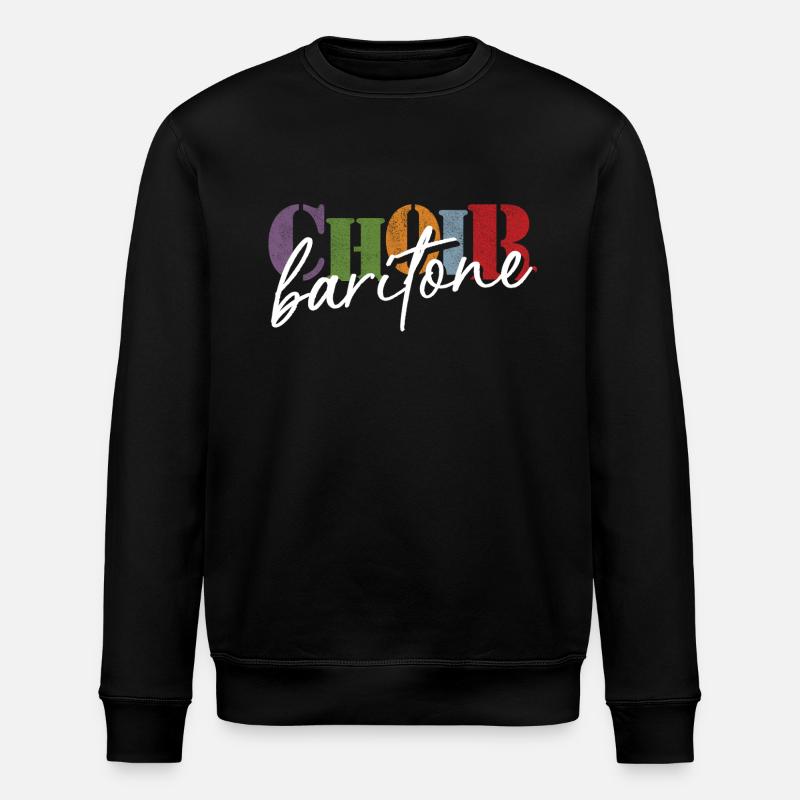 Choir - Baritone singer - Stanley/Stella ROLLER Unisex Organic Sweatshirt - black