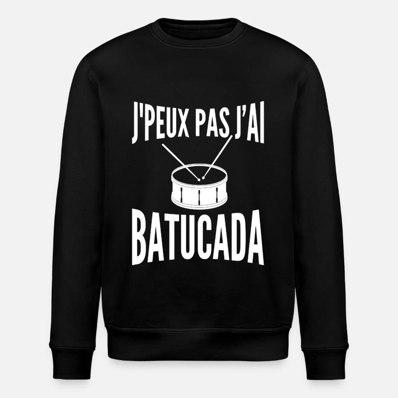 Batucada Schlagzeug | Samba - Stanley/Stella Unisex Bio-Sweatshirt ROLLER - Schwarz