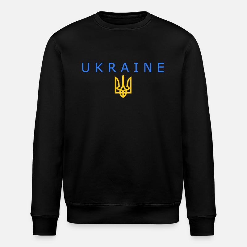 Ukraine - Stanley/Stella Unisex Bio-Sweatshirt ROLLER - Schwarz