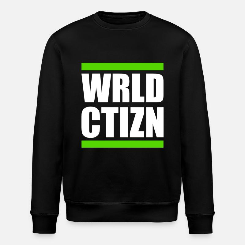 world citizen - Wrld ctizn - Sweat bio ROLLER Stanley/Stella Unisexe - noir